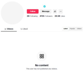 4K Verified Tiktok Account for sale
