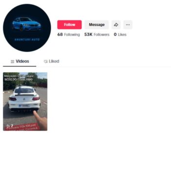 50K Blank TikTok Account for sale