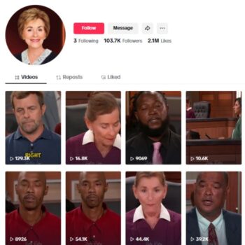100K Court Judge Clips Tiktok Account for sale