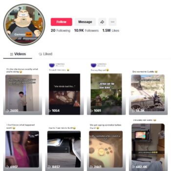 10K Gaming Memes TikTok Account for sale