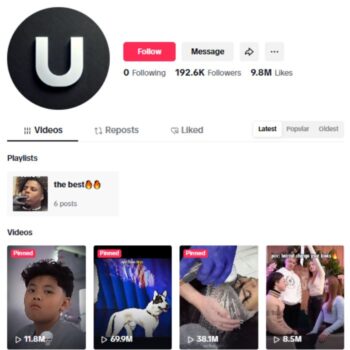 190K Barber Hairstyle Tiktok Account for sale