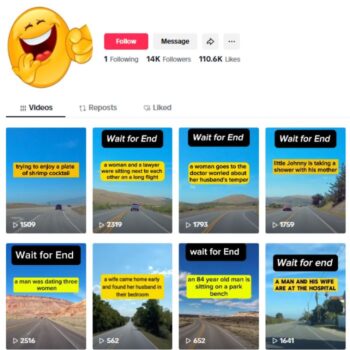 14K Stories Entertainment TikTok Account for sale
