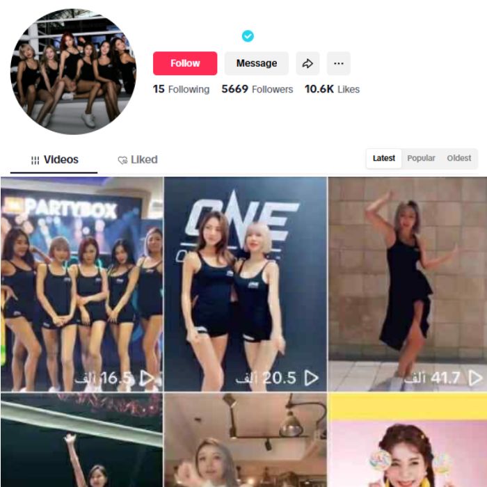 5K Verified Tiktok Account for sale