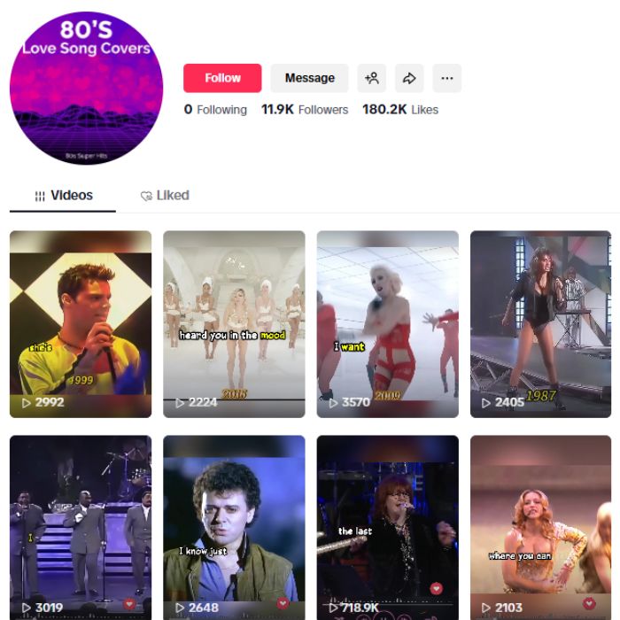 11K Music Songs Tiktok Account for sale 11K Music Songs Tiktok Account for sale