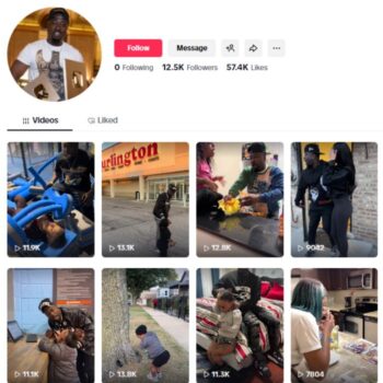 12K Influencers Entertainment TikTok Account for sale