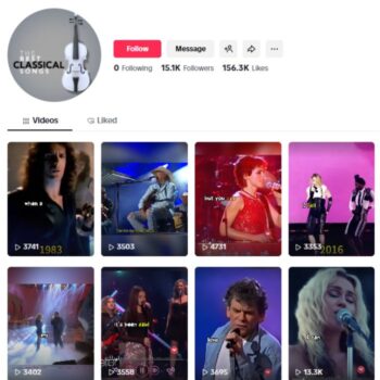 15K Music Singing Tiktok Account for sale