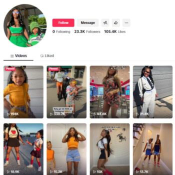 23K Influencers Entertainment TikTok Account for sale