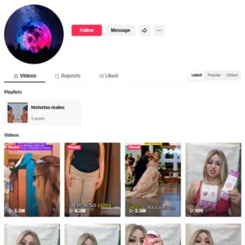 500K Stories Entertainment TikTok Account for sale