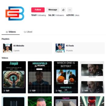 55K Marketing AI Tips TikTok Account for sale