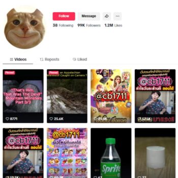 95K Experiments Entertainment Tiktok Account for sale
