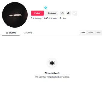 Verified Tiktok Account for sale