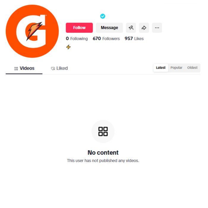 Verified Tiktok Account for sale