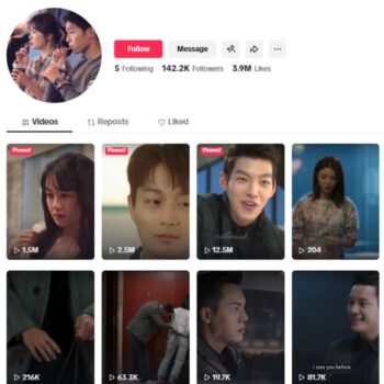 140K K-drama TV Series Tiktok Account for sale