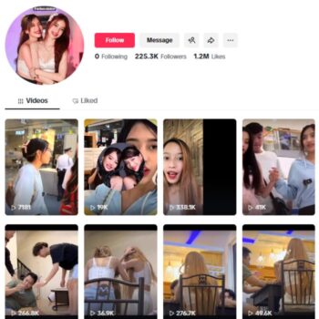 220K Cute Girl Lifestyle TikTok Account for sale