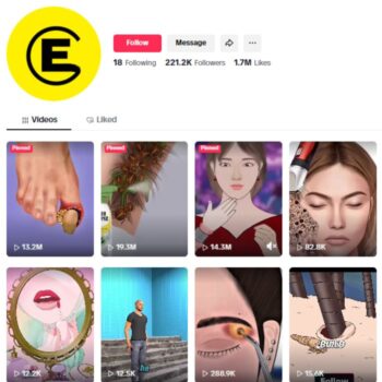 220K Makeup Wellness ASMR TikTok Account for sale