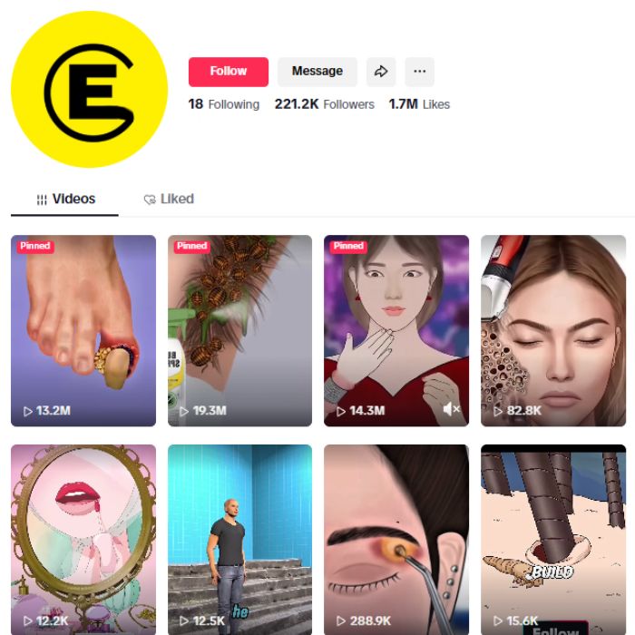 220K Makeup Wellness ASMR TikTok Account for sale