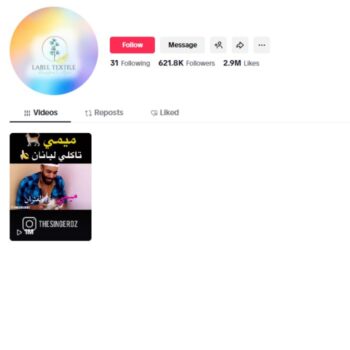620K Blank Empty Tiktok Account for sale