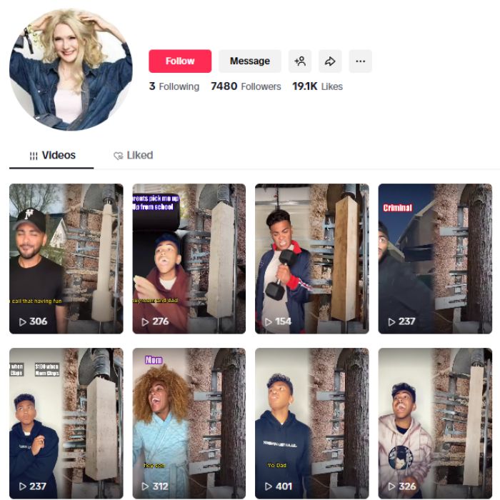 7K Funny Videos Sketches TikTok Account for sale