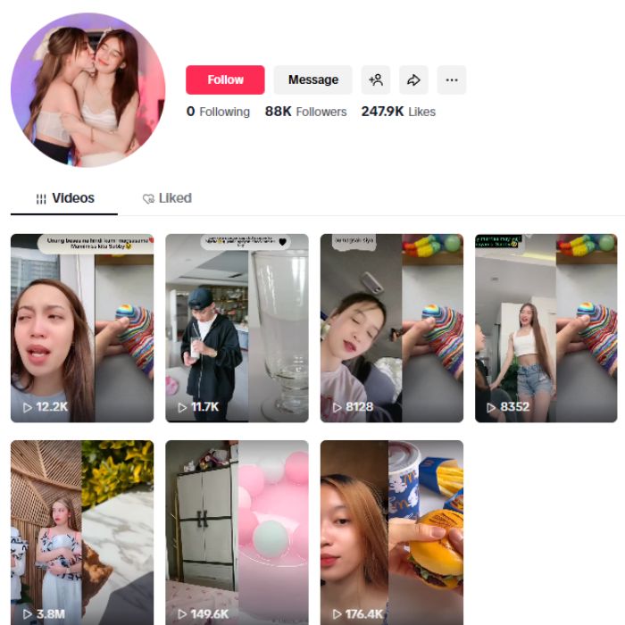 85K Funny Videos Sketches TikTok Account for sale