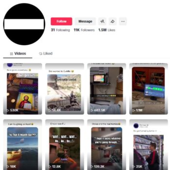 11K Gaming Memes TikTok Account for sale