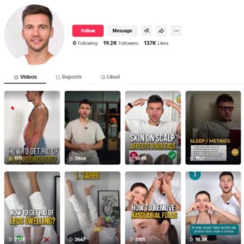 19K Fitness Health TikTok Account for sale