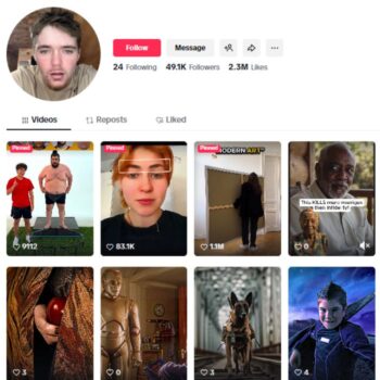 49K Entertainment Viral TikTok Account for sale