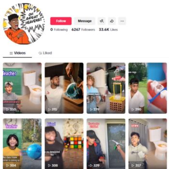 6K Funny Skits TikTok Account for sale