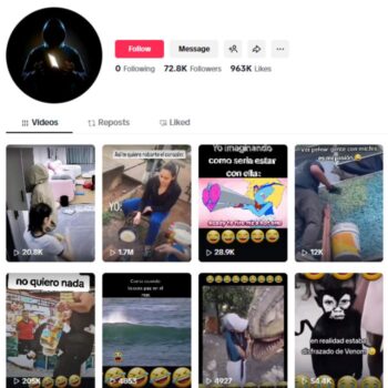 70K Humor Funny Tiktok Account for sale