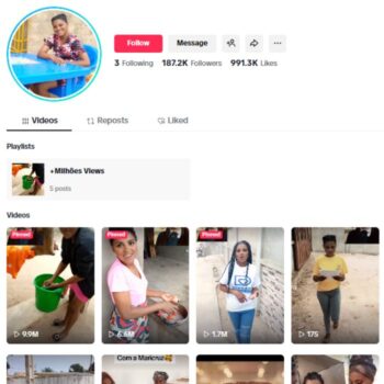 180K South American Influencer Tiktok Account for sale