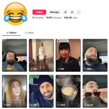 19K Comedy Entertainment Tiktok Account for sale