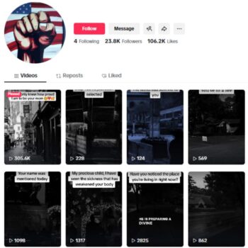 23K Mindset Motivation Tiktok Account for sale