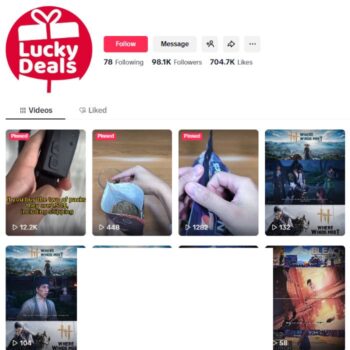 95K Gaming Clips TikTok Account for sale